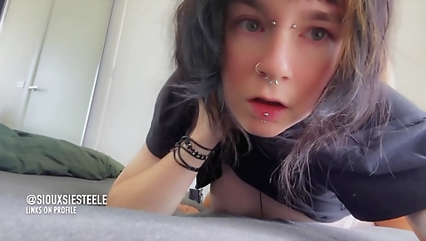 Sexy chick has a strip dance and fuck