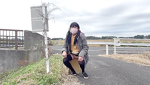 Voluntary Training No33 Peeing Walk Along The Road