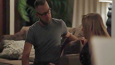 Hairy pussy and anal fuck with sexy couple