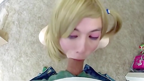 Smoking hot blonde's tight and ass garg
