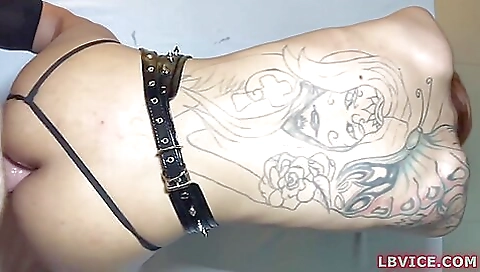Cute girl with a big dick in her mouth
